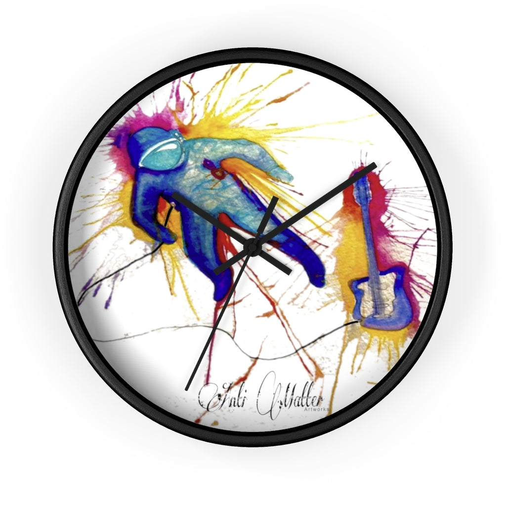 A MATTER COSMIC RIFF Wall clock