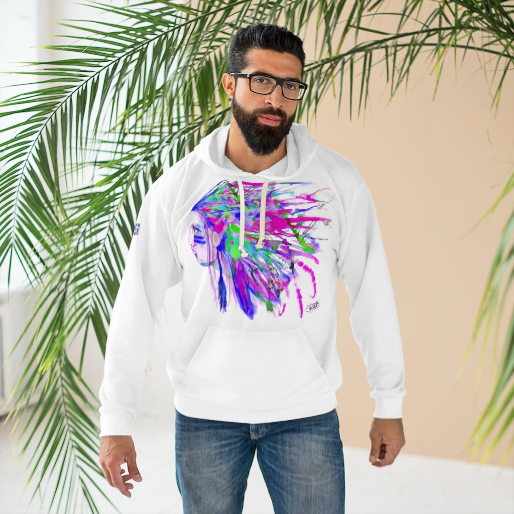 NEON NATIVE RESPECT AOP Unisex Pullover Hoodie