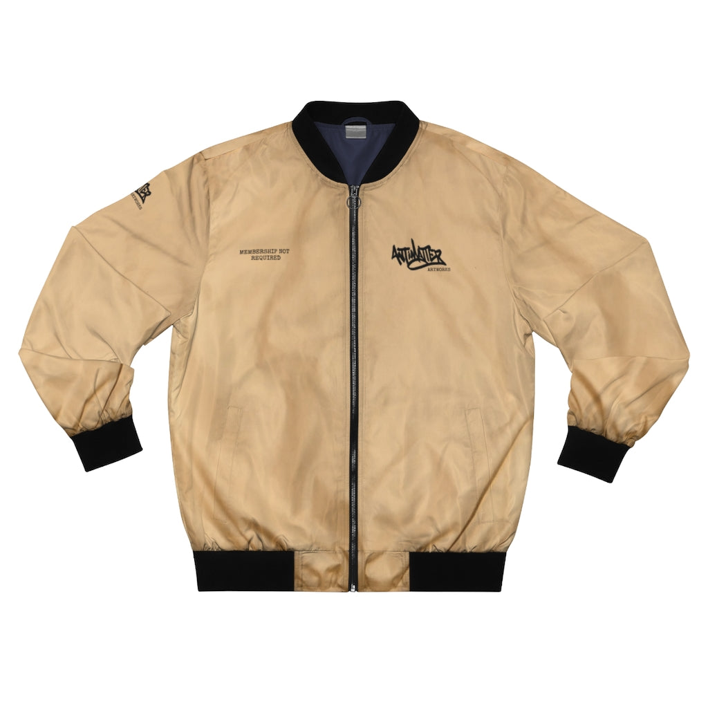 A MATTER " NO BOMBS NON MEMBER " Men's AOP Bomber Jacket