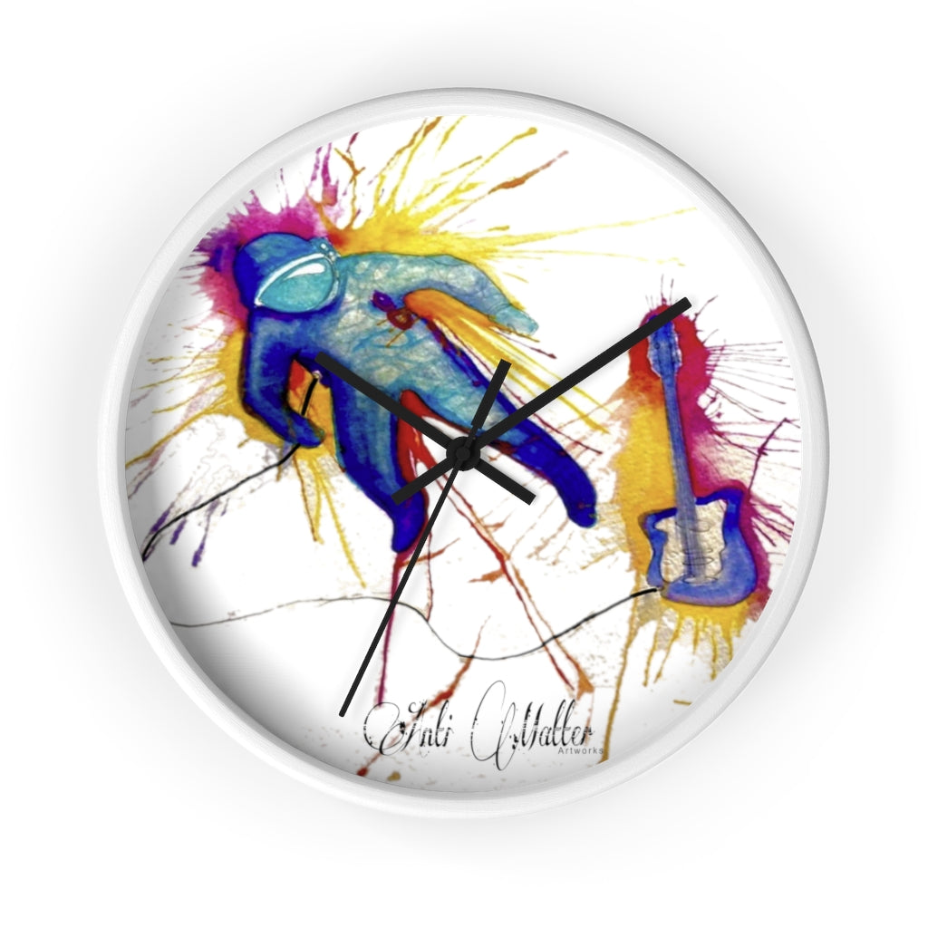 A MATTER COSMIC RIFF Wall clock