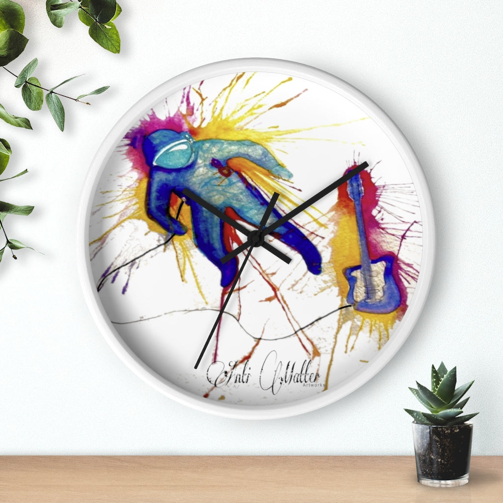 A MATTER COSMIC RIFF Wall clock