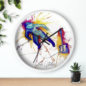 A MATTER COSMIC RIFF Wall clock