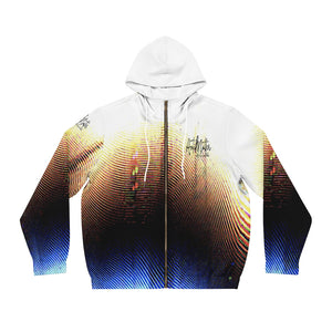 A MATTER" PRISM "Men's Full-Zip Hoodie (AOP)